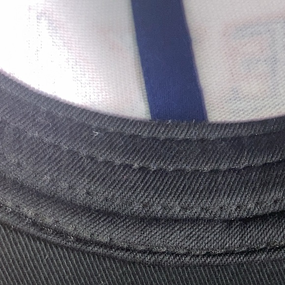 EUC Texas Rangers Nike Vapor Performance Swoosh Flex Hat - White/Royal M/L - Picture 8 of 9